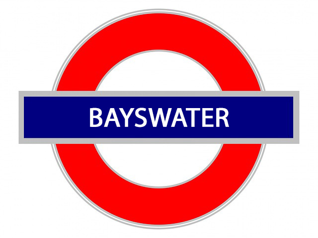 Bayswater. sign